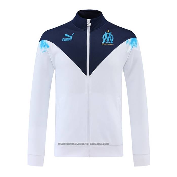 Jaqueta Olympique Marsella 2022-2023 Branco